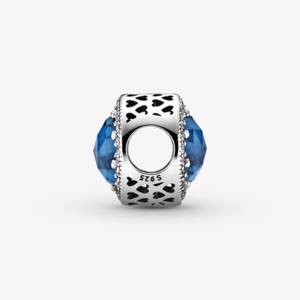 Sparkling Dark Blue Charm Pandora Australia