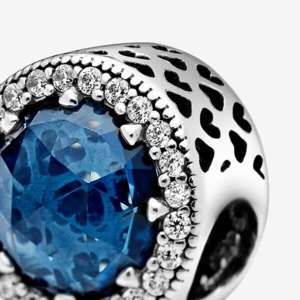 Sparkling Dark Blue Charm Pandora Australia