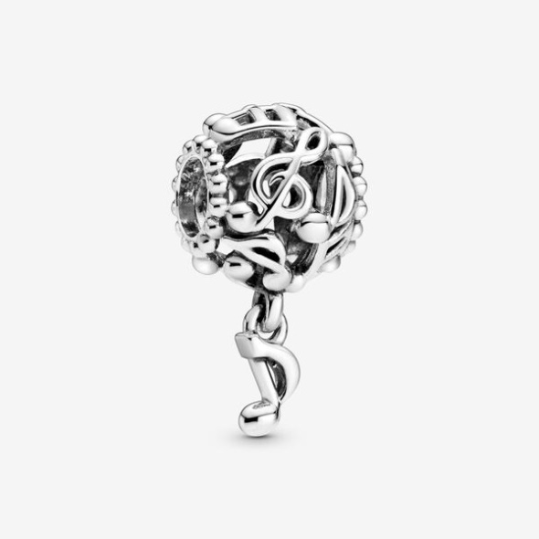 Openwork Music Notes Charm Pandora Australia