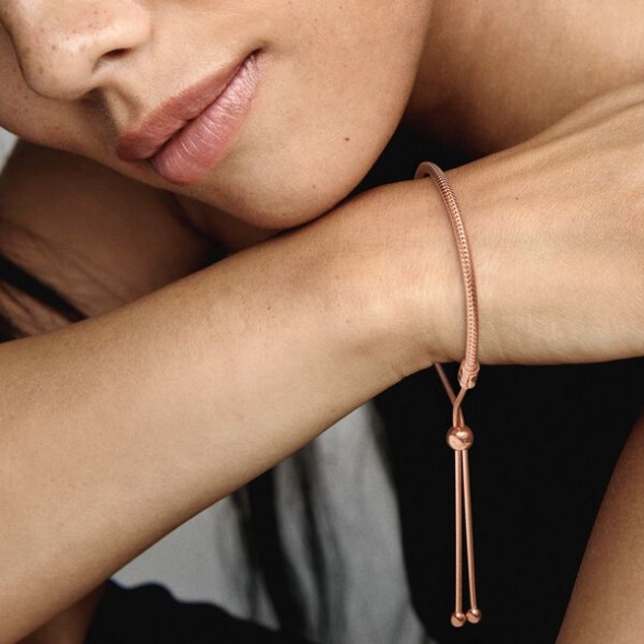 Pandora Australia Moments Snake Chain Slider Bracelet