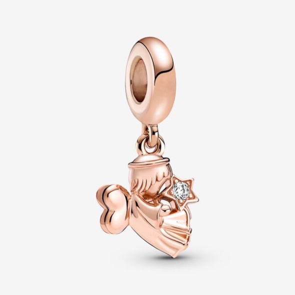 Heart Winged Angel Dangle Charm Pandora Australia