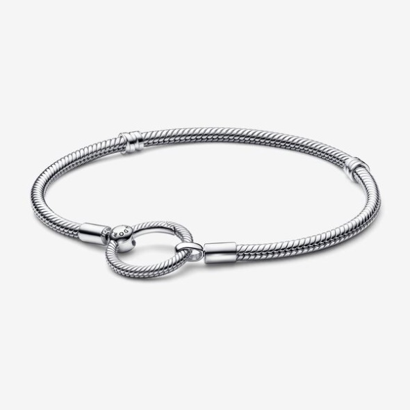 Pandora Australia Moments O Closure Snake Chain Bracelet
