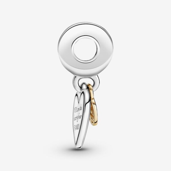 Two-Tone Family Tree Heart Dangle Charm-Final Sale Pandora Australia