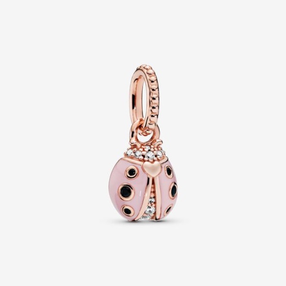 Pink Ladybird Pendant Pandora Australia