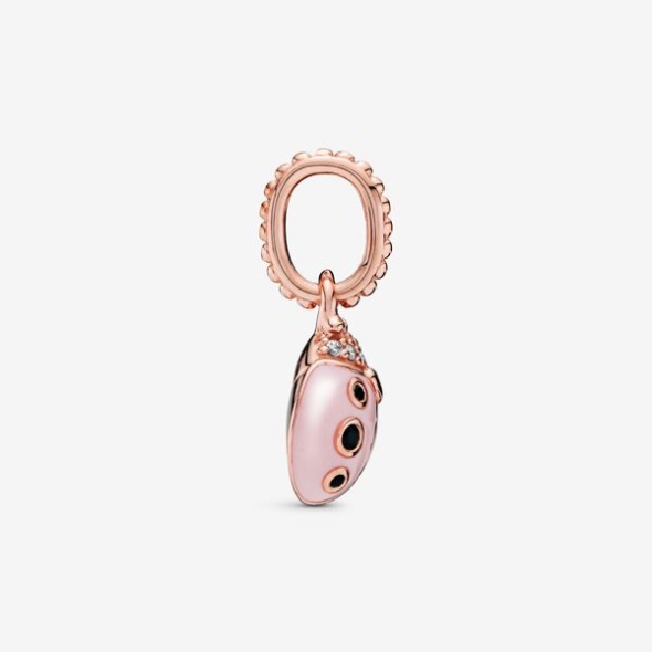Pink Ladybird Pendant Pandora Australia