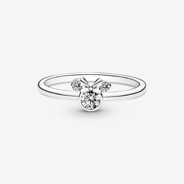 Disney Minnie Mouse Sparkling Head Ring Pandora Australia