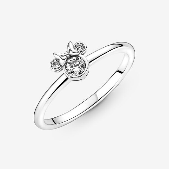 Disney Minnie Mouse Sparkling Head Ring Pandora Australia