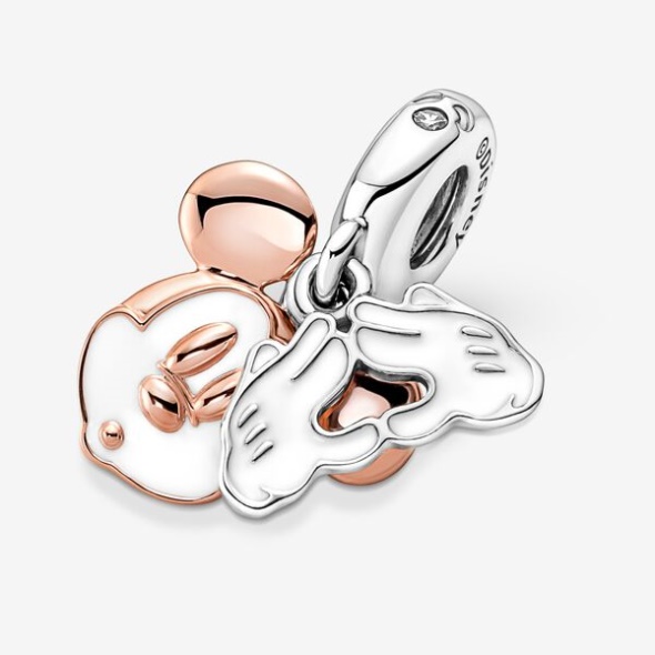 Disney Mickey Mouse Double Dangle Charm Pandora Australia