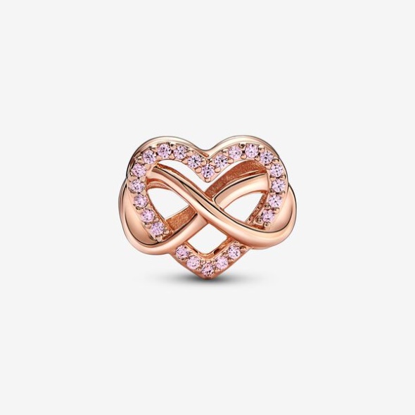 Family Infinity Pink Heart Charm Pandora Australia