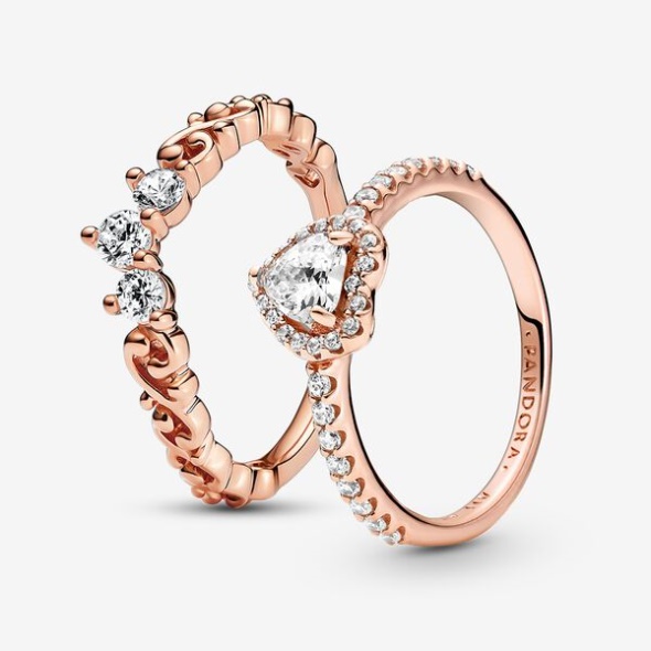 Hopeless Romantic Promise Ring Set Pandora Australia