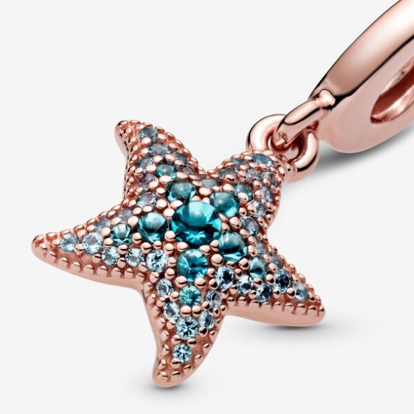 Sparkling Starfish Dangle Charm Pandora Australia