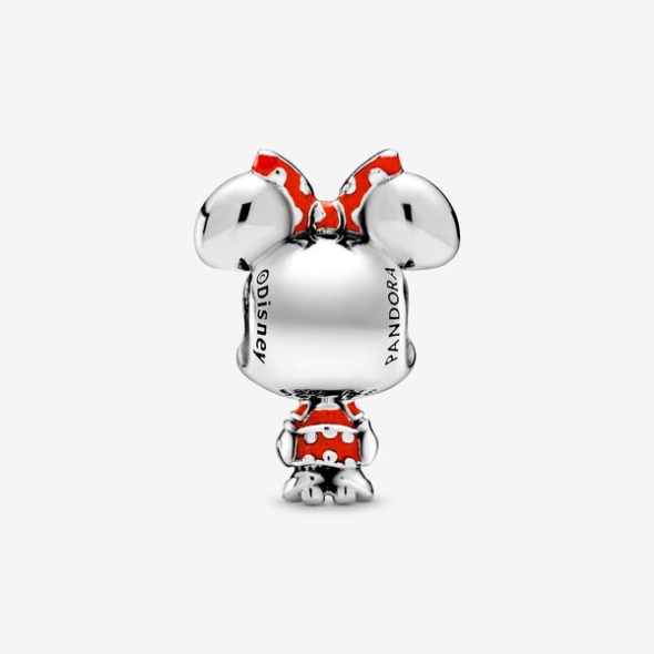 Disney Minnie Mouse Dotted Dress Bow Charm Pandora Australia