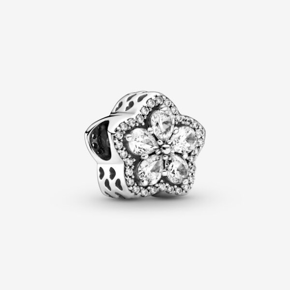 Sparkling Snowflake Pave Charm Pandora Australia Sterling Silver