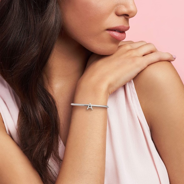 Letter 925 Sterling Silver Charm PANDORA