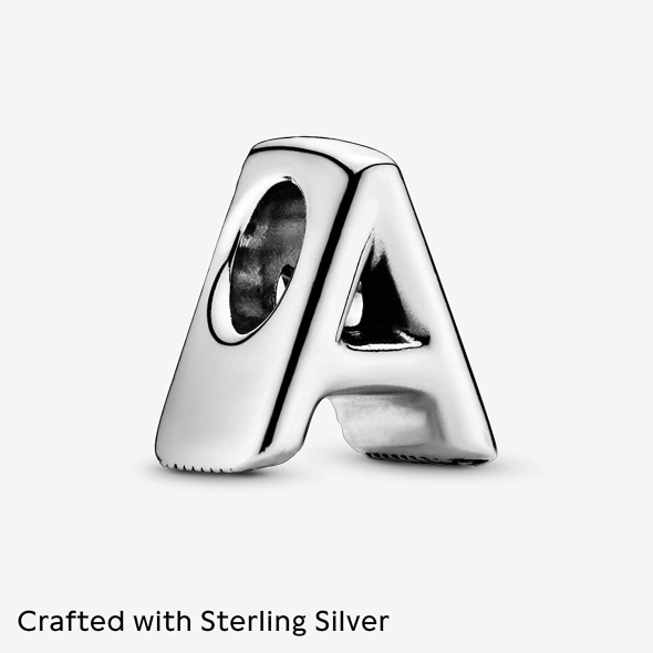 Letter 925 Sterling Silver Charm PANDORA