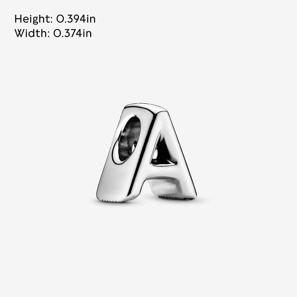 Letter 925 Sterling Silver Charm PANDORA