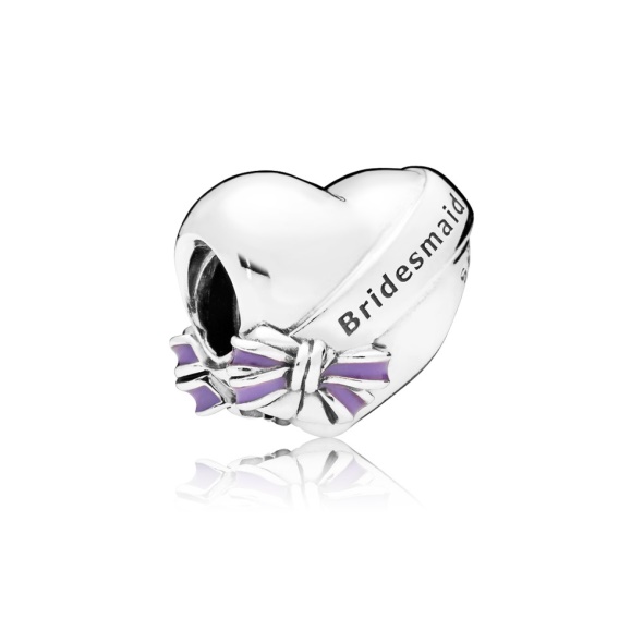 PANDORA Best Bridesmaid Silver Charm