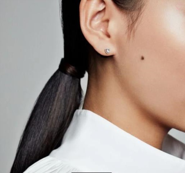 PANDORA Elevated Heart Stud Earrings