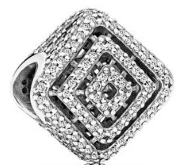 PANDORA Geometric Lines Charm