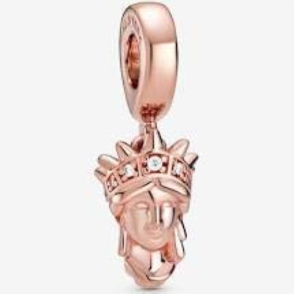 PANDORA New York Statue of Liberty Dangle Charm