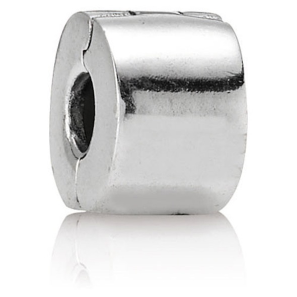 PANDORA Retired Sterling Silver Smooth Plain Clip