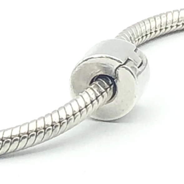 PANDORA Retired Sterling Silver Smooth Plain Clip
