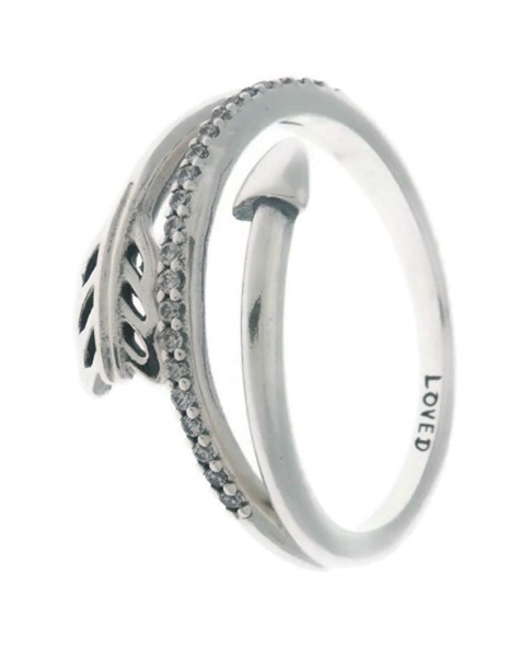 PANDORA Sparkling Arrow Ring 925 Sterling Silver
