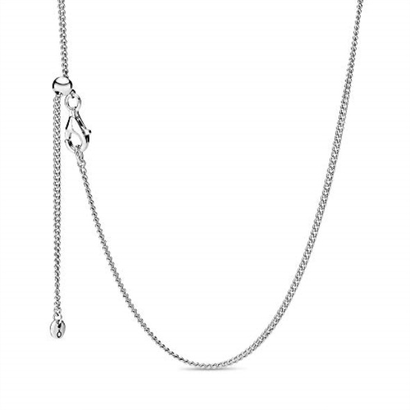 PANDORA Sterling Silver Necklace With Sliding Clasp