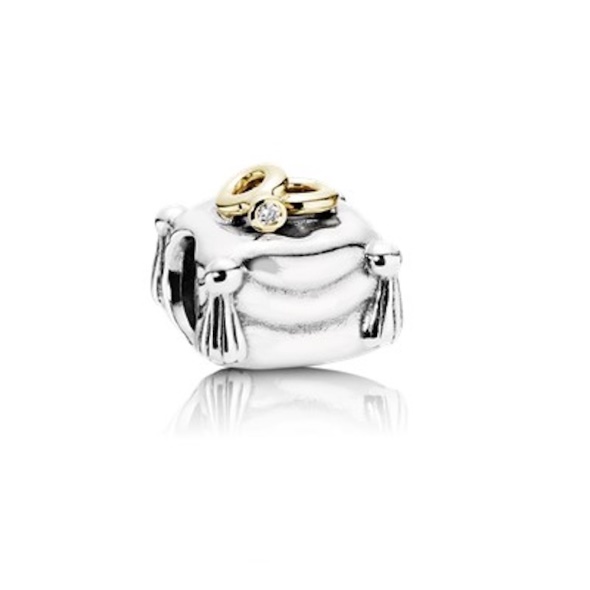 PANDORARomantic Union Wedding Pillow Bead with Diamond