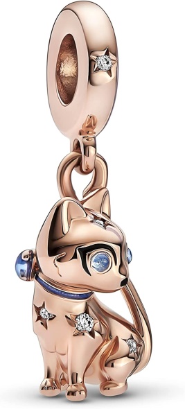 Pandora 782259C01 Sparkling Pet Cat Dangle Charm