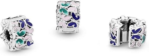 Pandora Jewelry Butterflies Clip Sterling Silver Charm