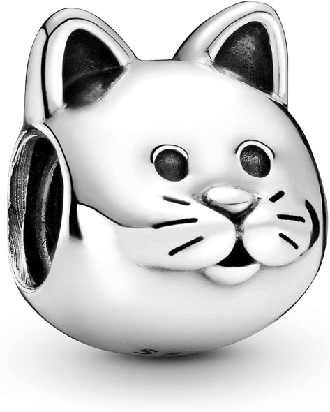 Pandora Jewelry Curious Cat Sterling Silver Charm