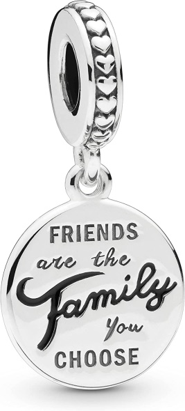 Pandora Jewelry Friends Are Family Dangle Sterling Silver Charm