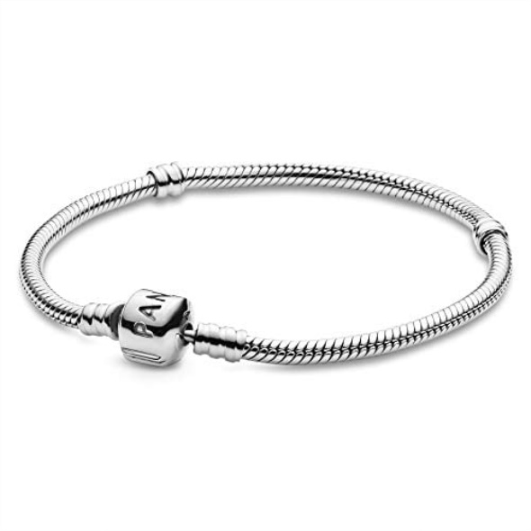 Jewelry Iconic Moments Snake Chain Charm Sterling Silver Bracelet Pandora