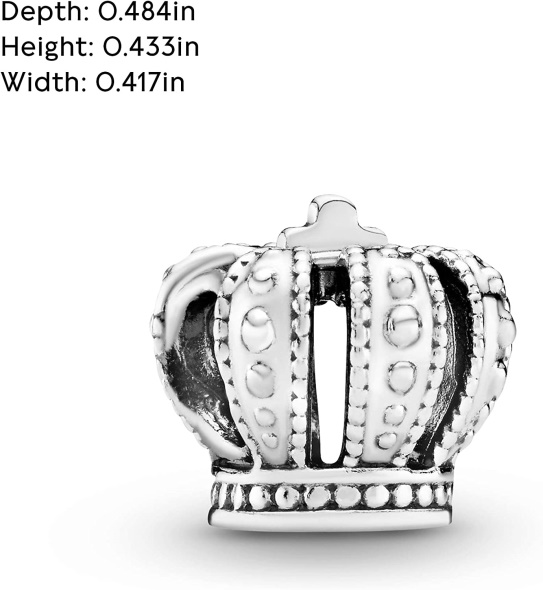 Pandora Jewelry Royal Crown Sterling Silver Charm