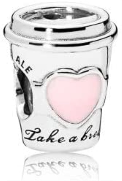 Pandora Jewelry Take a Break Coffee Cup Sterling Silver Charm