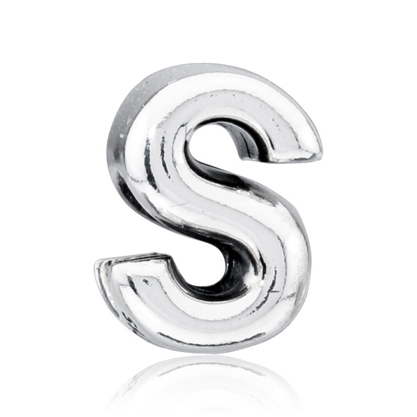 Pandora Letter S Charm In Sterling Silver