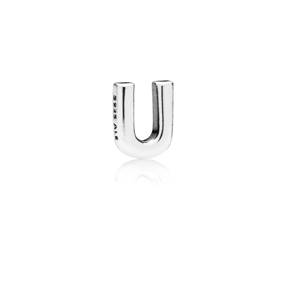 Pandora Letter U Petite Silver Petite Element