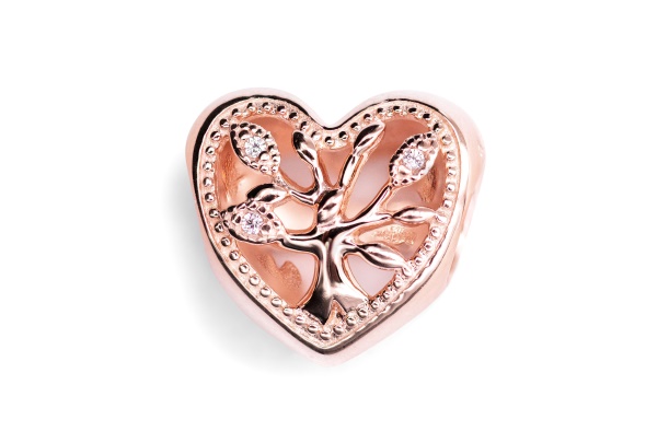 Pandora Openwork Family Tree Heart Charm