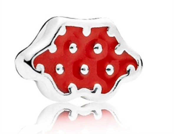 Pandora Silver Red Enamel Minnie Skirt Petite Charm