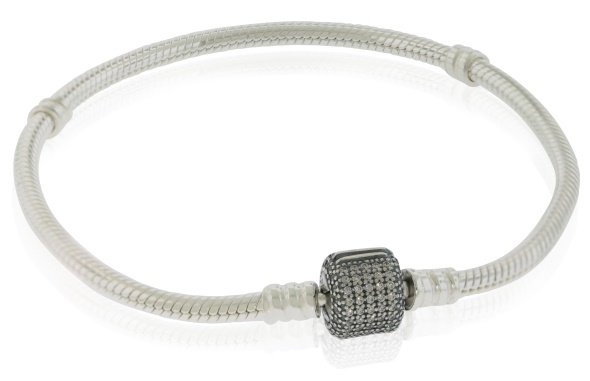 Pandora Sterling Silver Bracelet with Signature Clasp