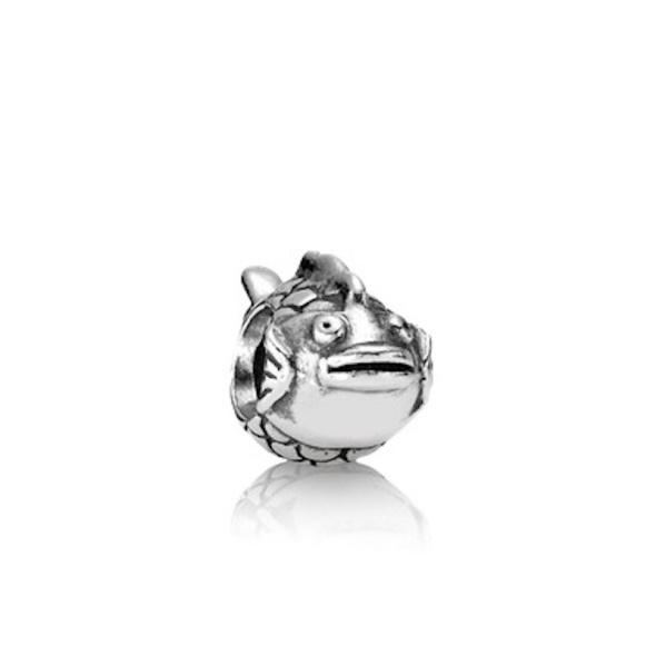 Pandora Sterling Silver Happy Fish Bead Charm Retired