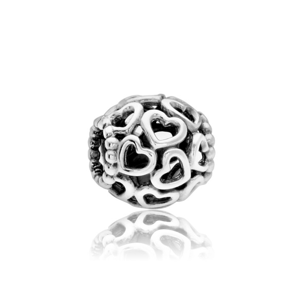 Pandora Sterling Silver Open Heart Charm