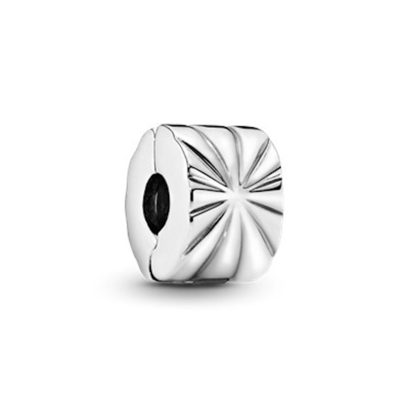 Pandora Sterling Silver Sunburst Clip Charm
