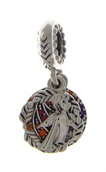 Pandora Sterling Silver with Red Cubic Zirconia Disney Frozen Anna Dangle Charm
