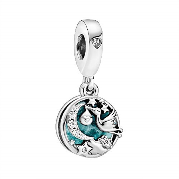 Pandora Stork Twinkling Stars Dangle Charm